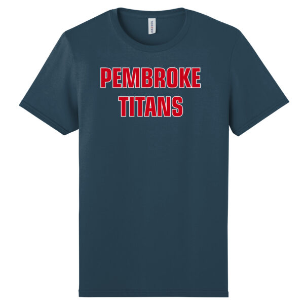 Pembroke Titans - Unisex Premium Combed Ring Spun Cotton Tee Thumbnail