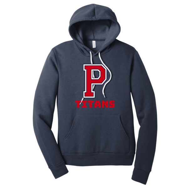 P Logo w Titans - Unisex Sponge Fleece Pullover Hoodie Thumbnail
